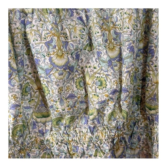 J.Crew Tank - Organic Cotton Ruffle-Waist Tank in Liberty® Lodden Fabric NWT - Picture 6 of 7